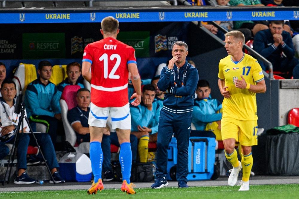 Лига наций: Украина на выезде потерпела поражение от Чехии